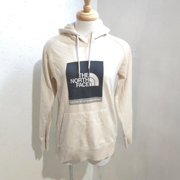 The North Face | Cream Sweatshirt pullover Hoodie - Picture 2 of 11